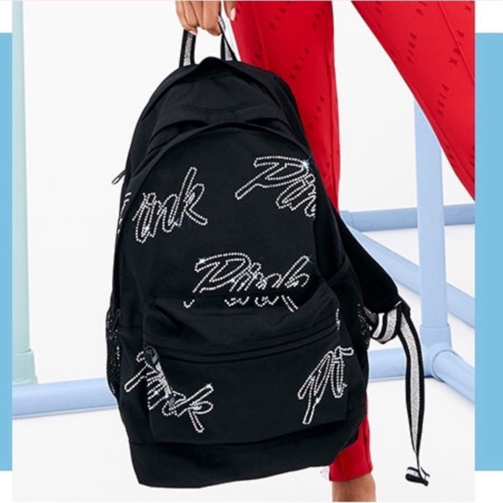 PINK Bling Campus Backpack + Exclusive